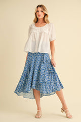 Wrap Ruffle Skirt