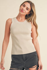 Soft Pink Tank Sweater