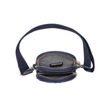Celeste Woven Multi Compartment Crossbody: Oatmilk