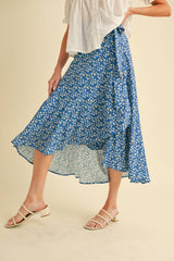 Wrap Ruffle Skirt
