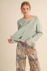 Brown 2 tone Cardigan