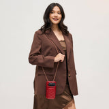 Brianna 2.0 Cell Phone Crossbody: Black