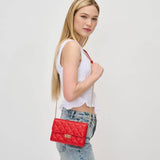 Winona Quilted  Multi-Compartment Crossbody: Oatmilk