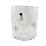 Snowman & Snowflake  12oz  Icon Candle