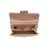 Winona Quilted  Multi-Compartment Crossbody: Oatmilk