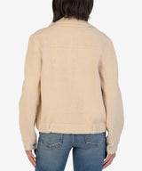 Perla Fuzzy Sweater Jacket