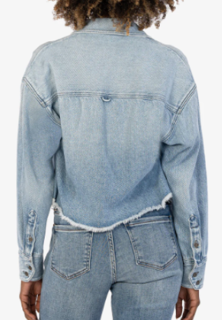 Cotton Button-Down Shirt Jacket