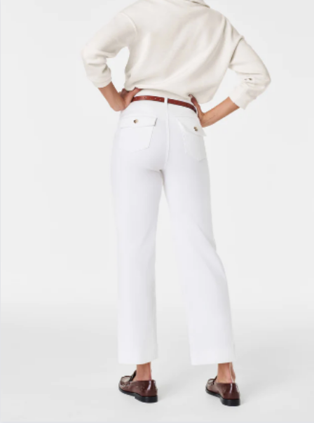 Stretch twill pants by Spanx