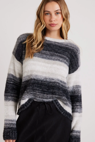 Warm Grey Ombre Sweater