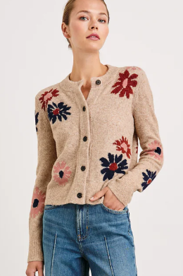 Fall Floral Cardigan