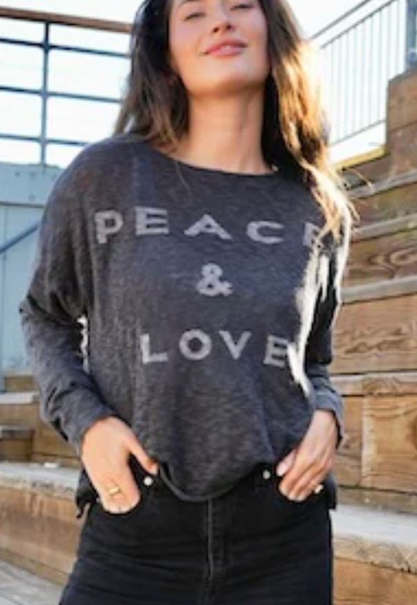 Peace and Love Sweater