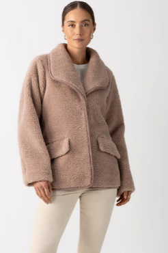 Blush Sherpa Jacket