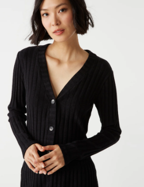 Ribbed Cardigan