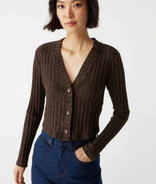 Ribbed Cardigan