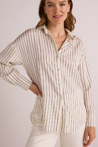 Striped satin Blouse