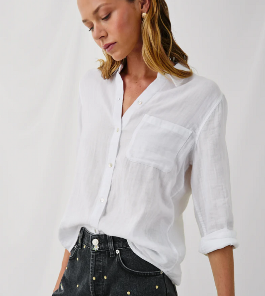 Gauze Button Down