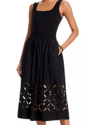 Black Dress with Cut out bottom