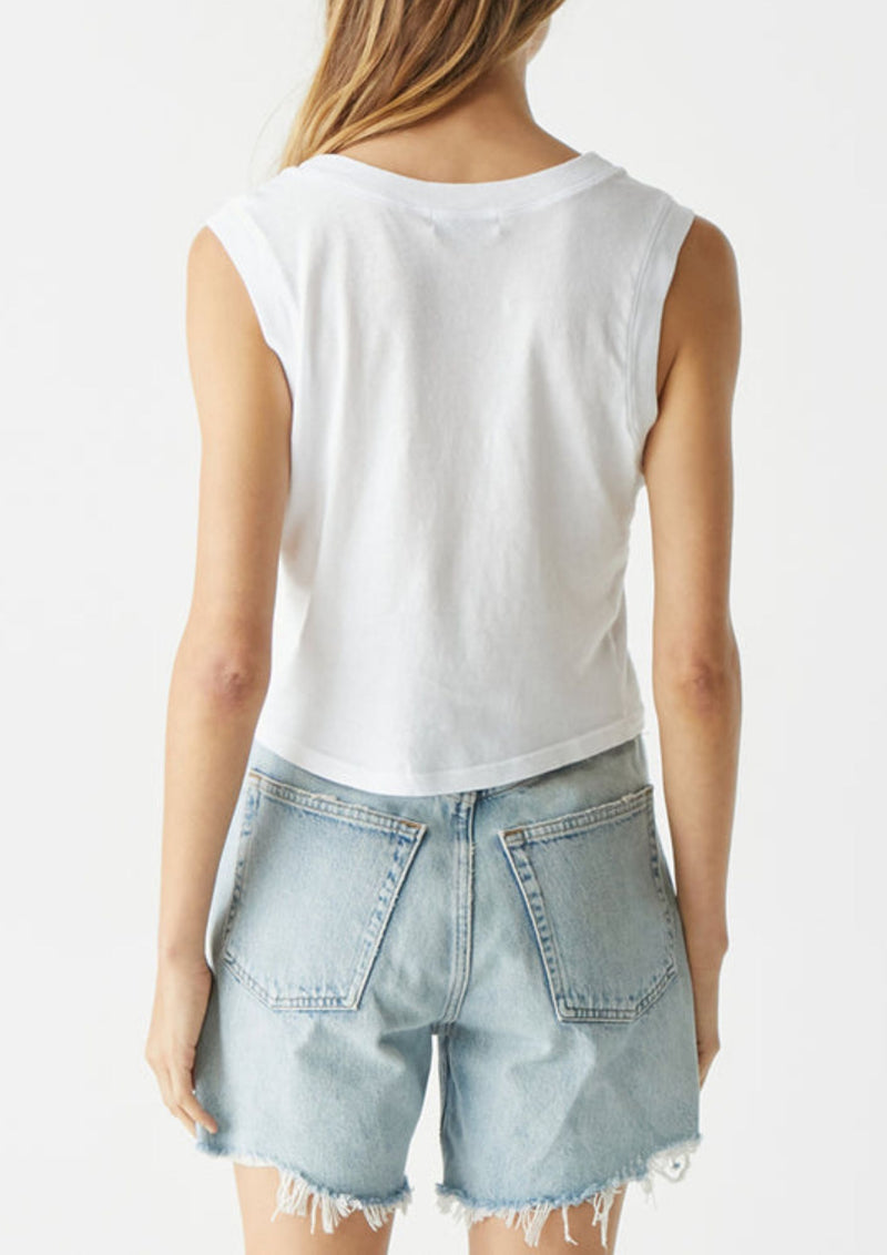 Johnnie Cropped Muscle Tank