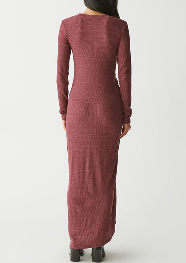 Ruched Tie Maxi Dress