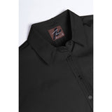 Boxy Half Sleeve Blouse With Stripe Accents