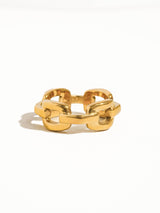 Brooklyn 18K Gold Stack Braided Non-Tarnish Ring: Yellow Gold / 8
