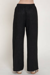 Faux Suede Long Pants