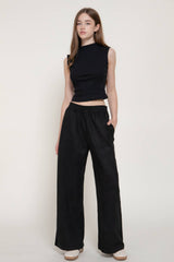 Faux Suede Long Pants