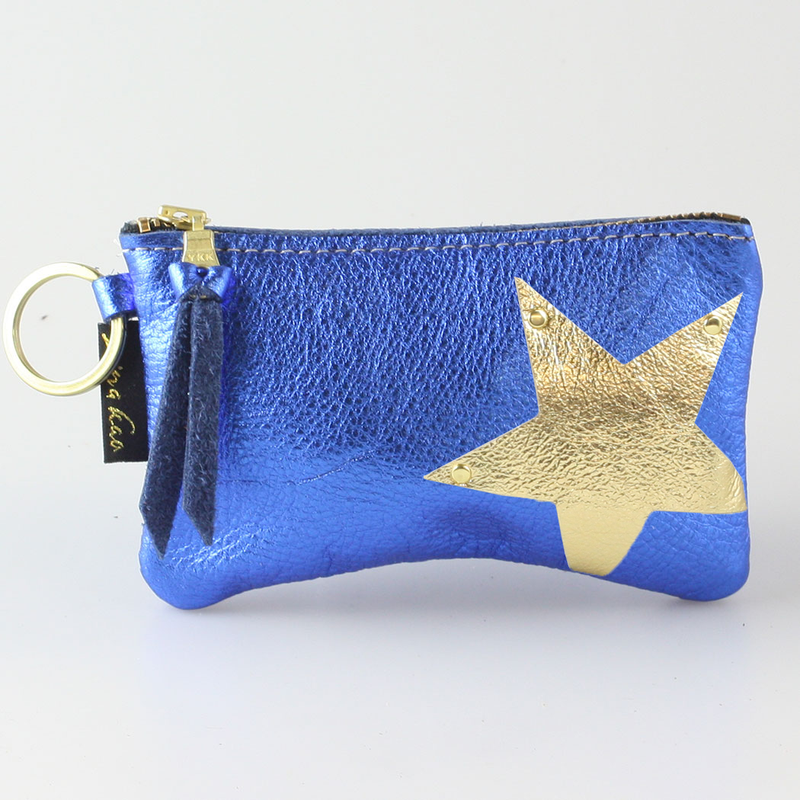 The NEW SIDE STAR Applique Kara: Metallics: Pewter w/Platinum Star / Ring