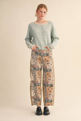 Teal 2 tone Cardigan