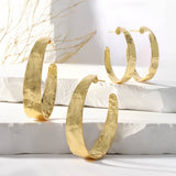Perfectly Gilded Hoops: Gold / Medium