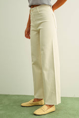 Straight wide leg Burnt
