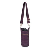 Jace Water Bottle Nylon Puffer Crossbody: Carbon