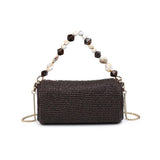 Rachel - Straw Clutch: Natural