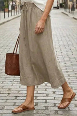 A-Line Midi Skirt