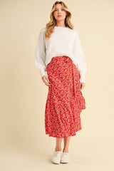 Wrap Ruffle Skirt