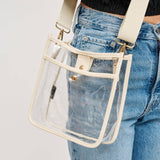 Beckham - Clear Crossbody: Black