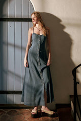 Maxi Denim Dress