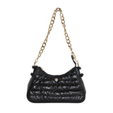 Puffer Shoulder or Crossbody Bag Black