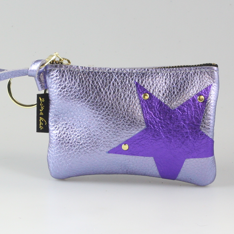 The NEW SIDE STAR Applique Kara: Metallics: Bronze w/Pewter Star / Ring