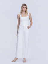 High Rise Optic White Pant