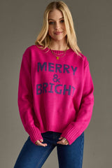 Magenta Merry & Bright Sweater