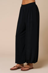 Relax Fit Balloon Pants : Black / L