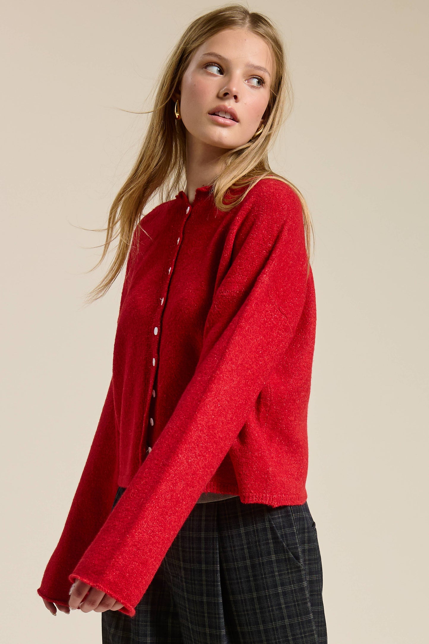 Essential Button Down Cardigan