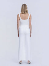 High Rise Optic White Pant