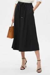 A-Line Midi Skirt