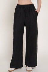 Faux Suede Long Pants