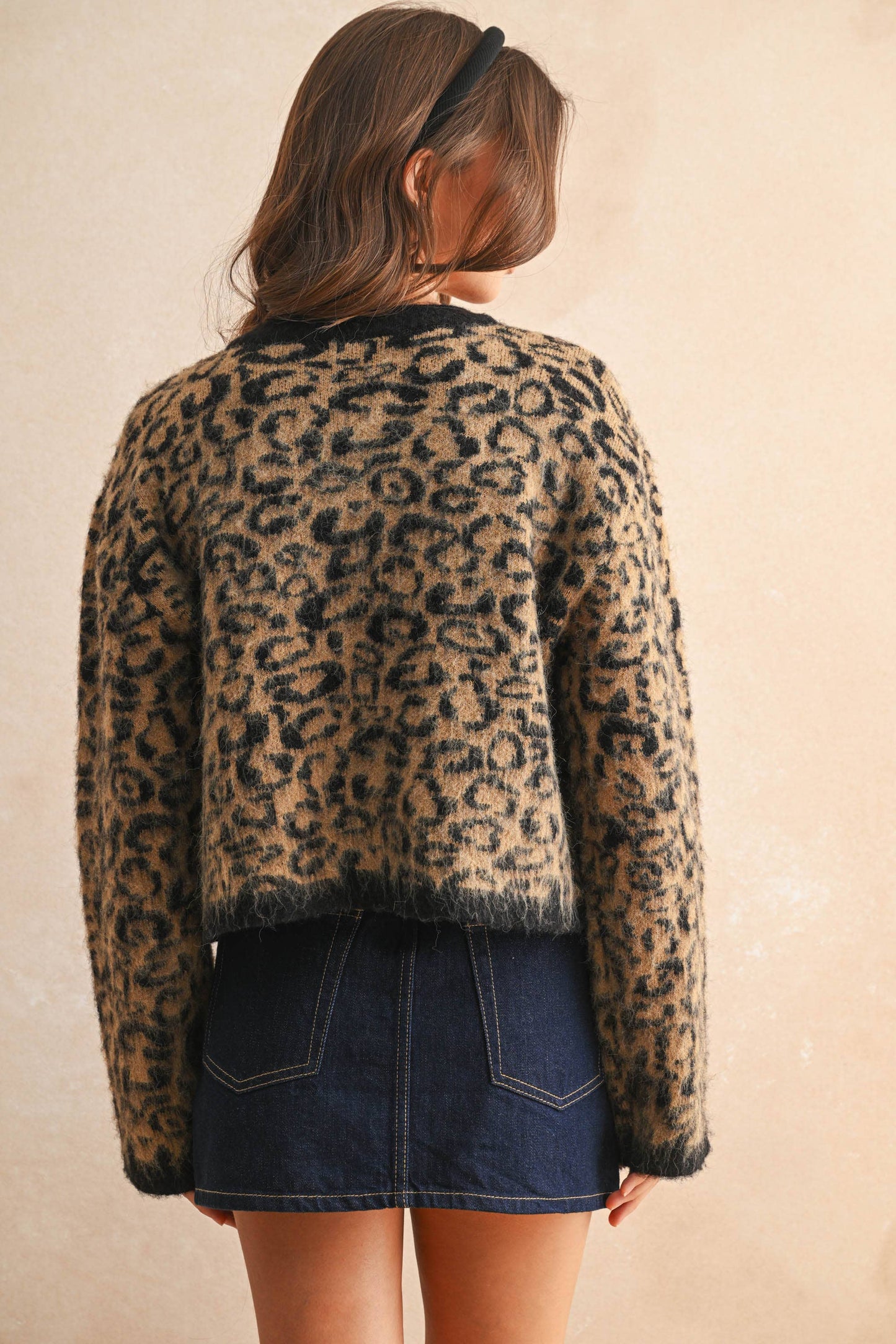 Leopard Print Cardigan