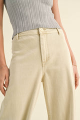 Straight Wide Leg Pant Matcha