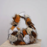Winter Leopard Print Fluffy Handbag