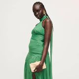 Serenity Evening Bag: Natural